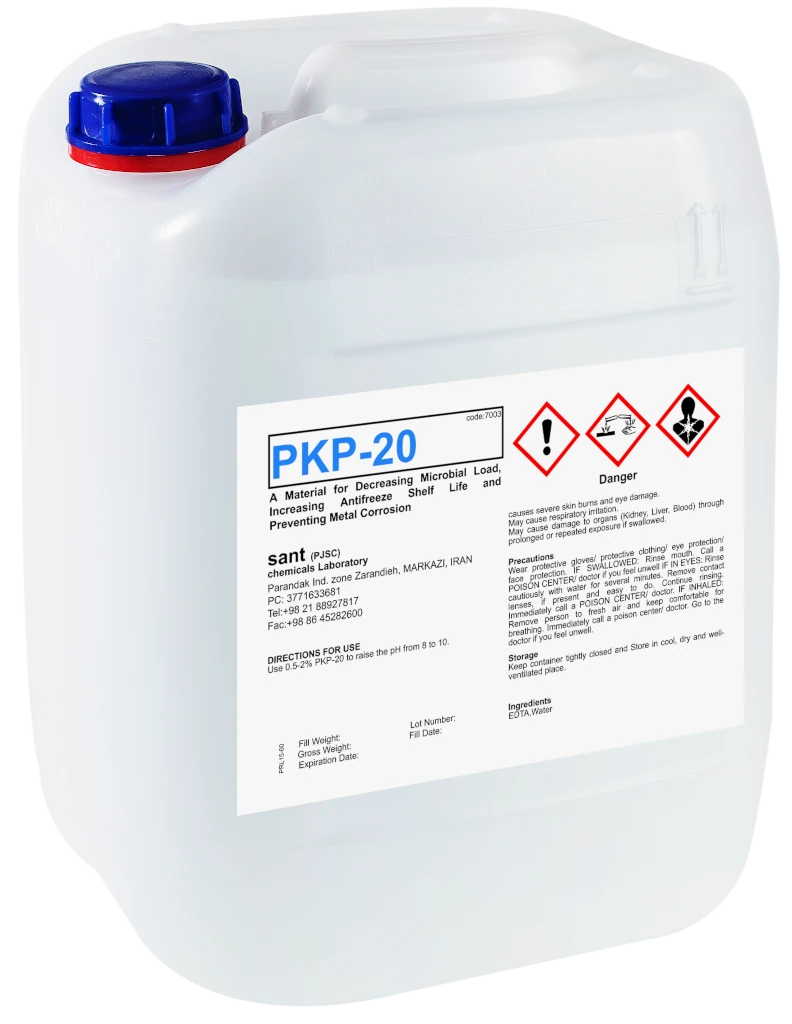 PKP20: 20-liter container of metal anti-corrosion solution for HVAC systems